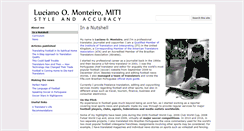 Desktop Screenshot of lucianomonteiro.com